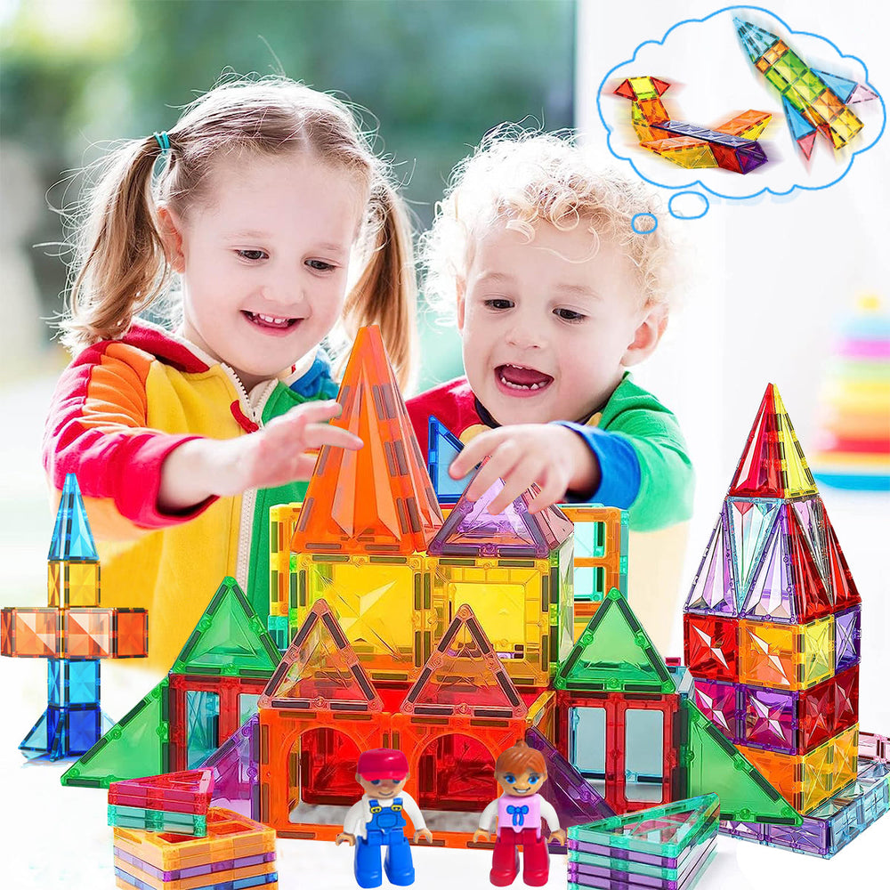 Magnetyczne Klocki Konstrukcyjne - MagnaBrix Creatix, DIY, Zabawka Edukacyjna, 1+ lat