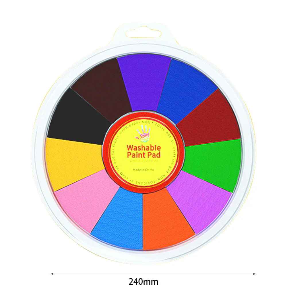 Zmywalne Farby Palcowe dla Dzieci – Zestaw ColorJoy ColorPlay
