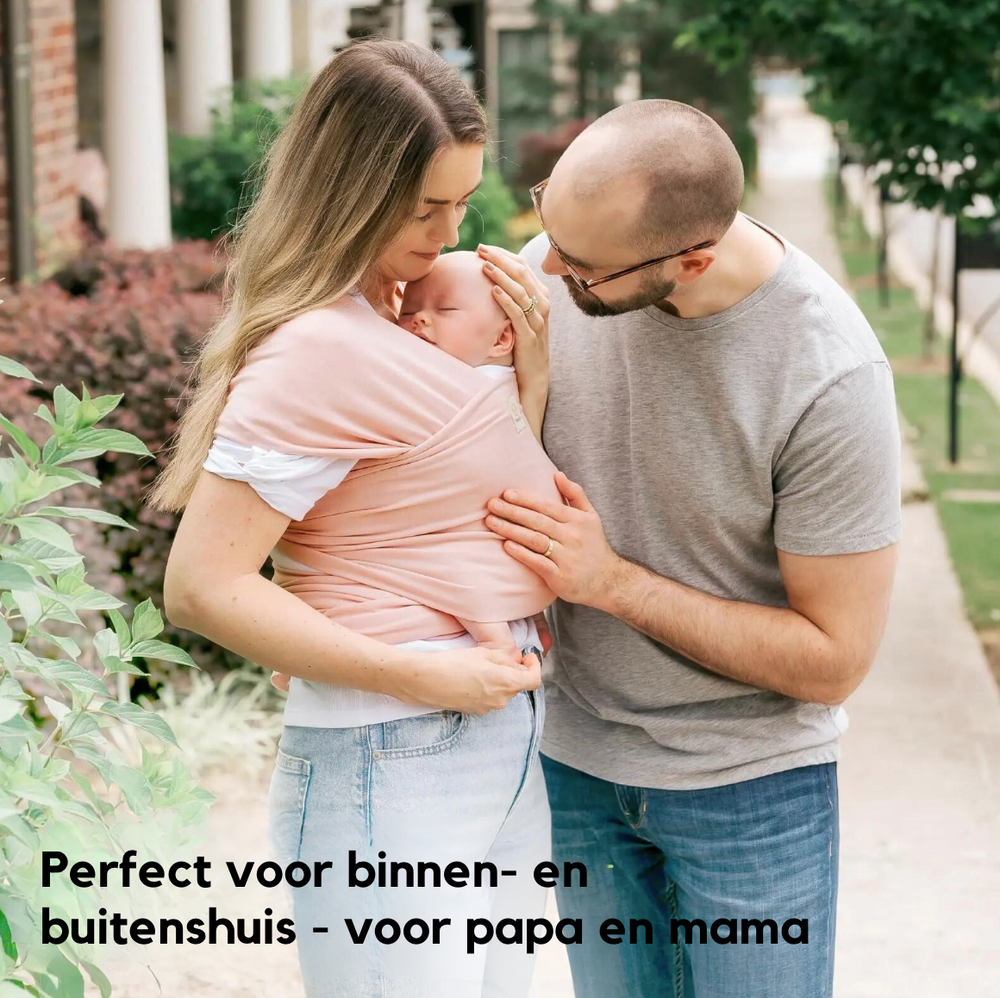 ComfortCarry Chusta do Noszenia Dziecka – Ergonomiczna Chusta z Wsparciem Pleców i Elastycznymi Pozycjami Noszenia