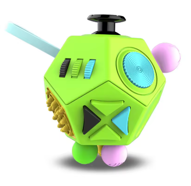 Fidget Cube – Zabawka Antystresowa 12-w-1 dla Dzieci i Dorosłych