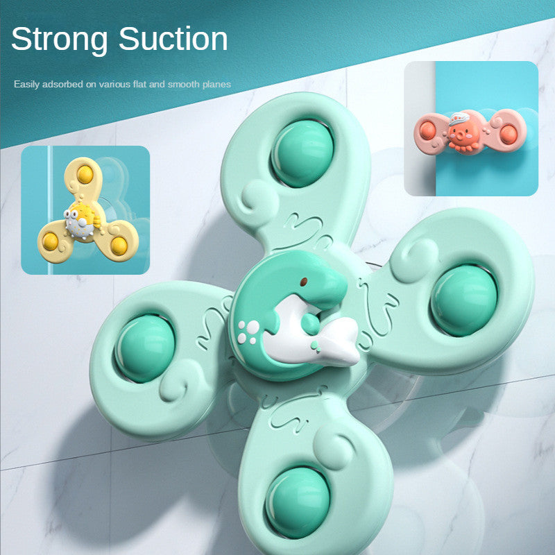 Zestaw 3 Fidget Spinnerów - Sensoryczna Zabawka Kąpielowa dla Maluchów