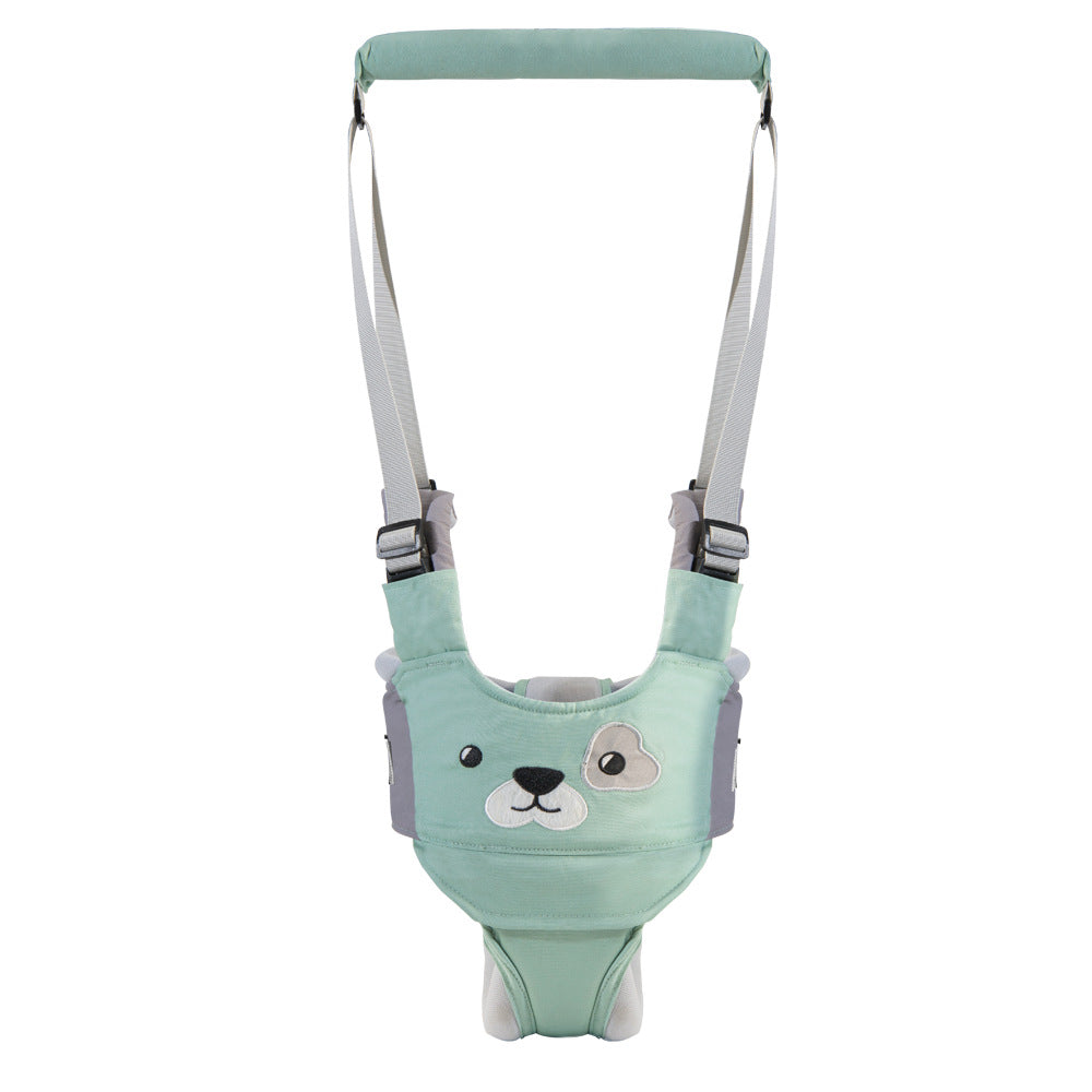 Ergonomiczne Szelki do Chodzenia – Kigali Baby, Niebieski/Brązowy/Różowy, Bawełna, 9+ M-More For Mini