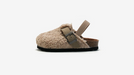 Kapcie z wełną - Luanda Unisex, Beżowy/Brązowy, Owcza skóra, Rozmiar 20-34-More For Mini