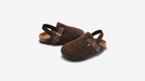 Kapcie z wełną - Luanda Unisex, Beżowy/Brązowy, Owcza skóra, Rozmiar 20-34-More For Mini