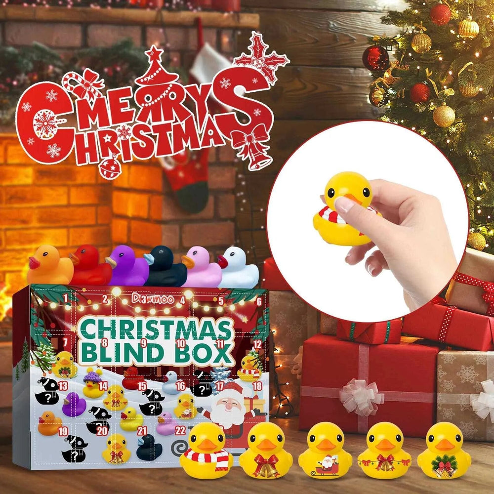 BubbleDuck Kalendarz Adwentowy – Świąteczne Kaczuszki do Kąpieli dla Dzieci | Magiczna Zabawa w Wannie & Radosne Niespodzianki