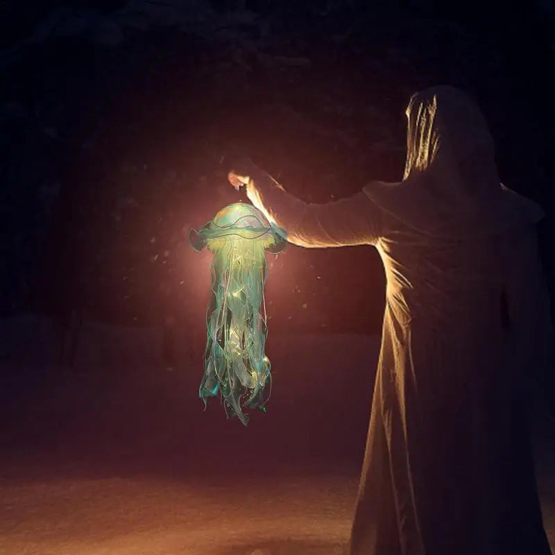 Magiczna Lampa Meduza do Pokoju Dziecięcego – LED Lampka Nocna Atmosfera Oceanu