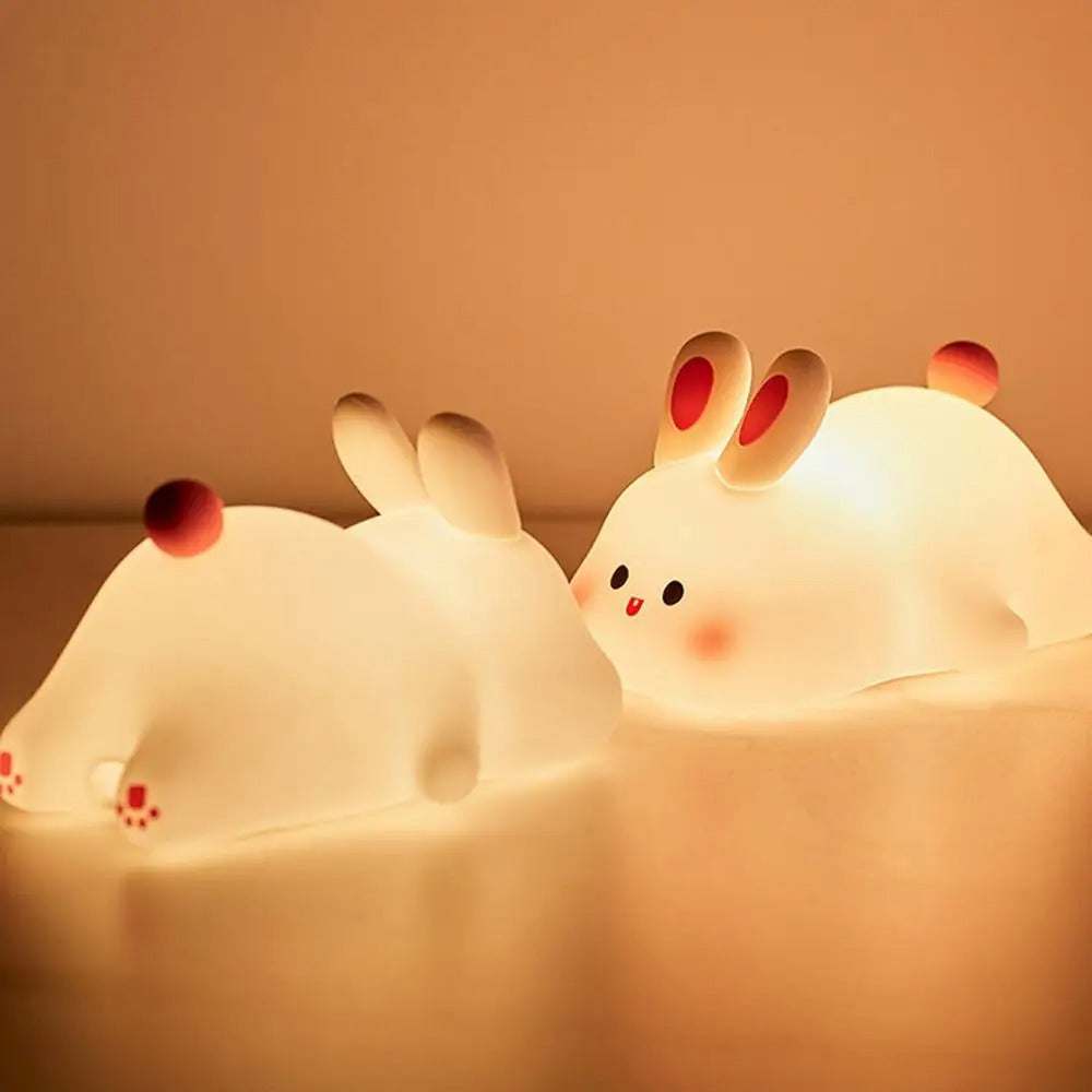 Lampka Nocna Królik dla Dzieci – Miękkie Światło i Przytulny Design | Idealna na Dobranoc