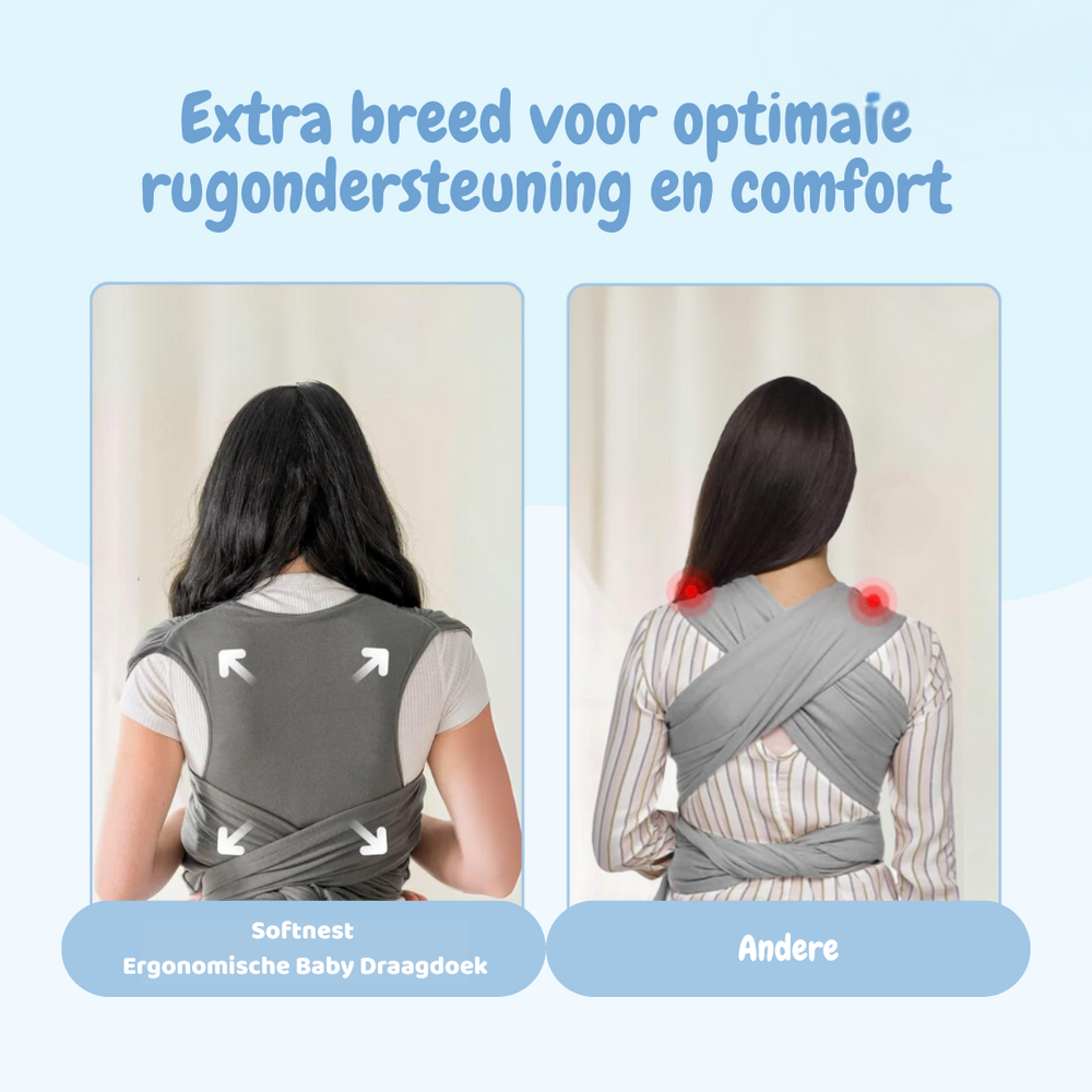 Ergonomiczna Chusta do Noszenia Dzieci – Elastyczna Chusta od Noworodka do Malucha