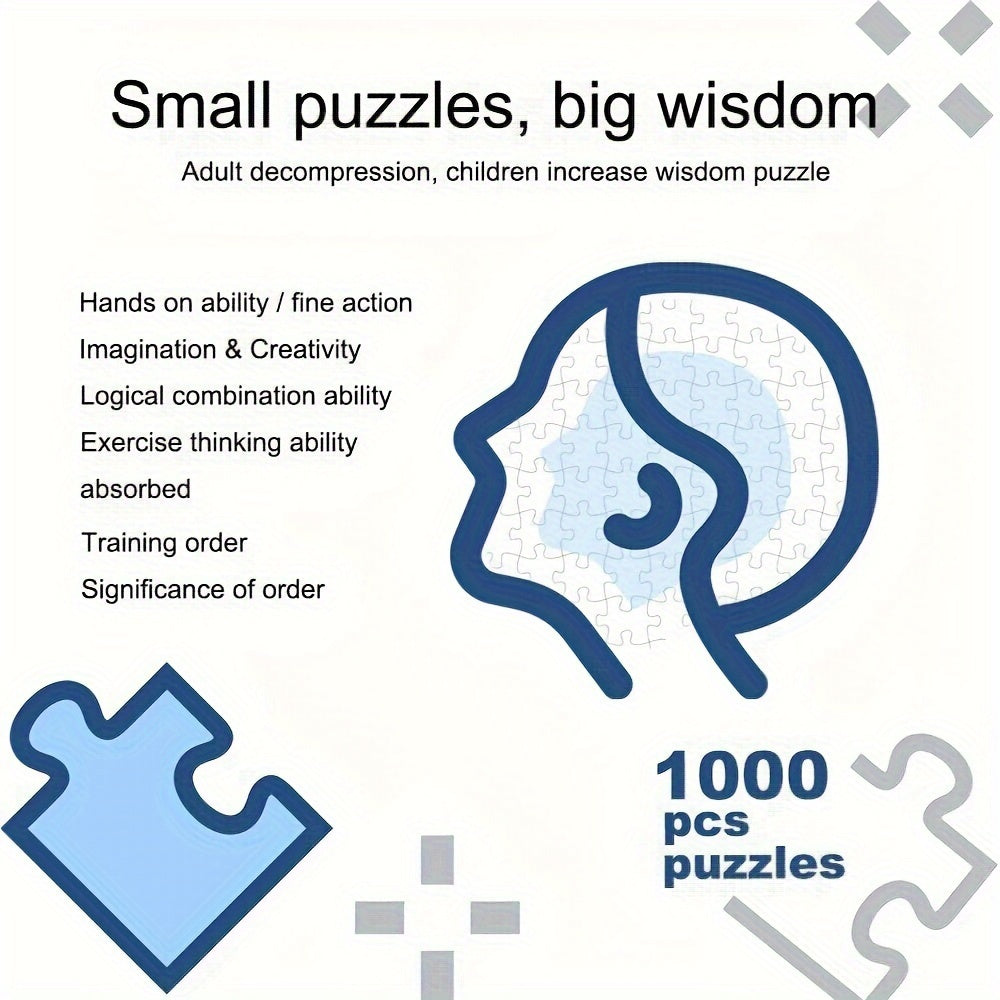 Puzzle Konstelacji 1000 Elementów – Okrągłe Puzzle dla Dorosłych