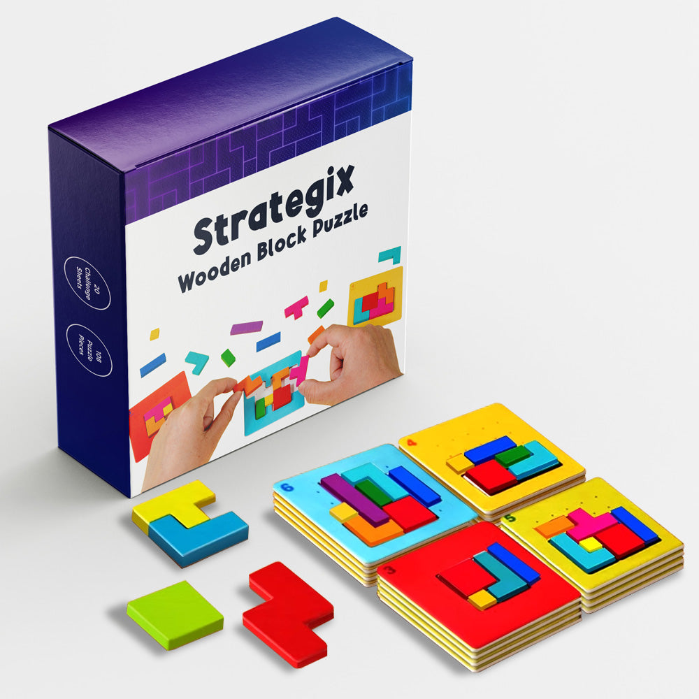 Edukacyjna Gra Konstrukcyjna i Puzzle dla Dzieci – 87-częściowe Logic Blocks dla Kreatywności i Myślenia (3+)