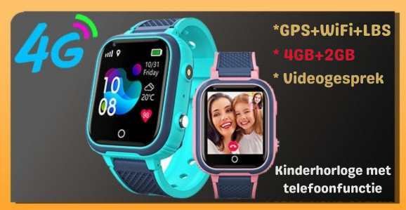 Dziecięcy Zegarek GPS z 4G i SOS – Smartwatch z Funkcją Dzwonienia i Śledzenia