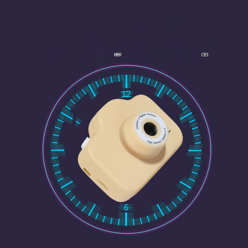 KidCapture Cyfrowy Aparat dla Dzieci – 1080p HD, Wodoodporny i Ładowalny