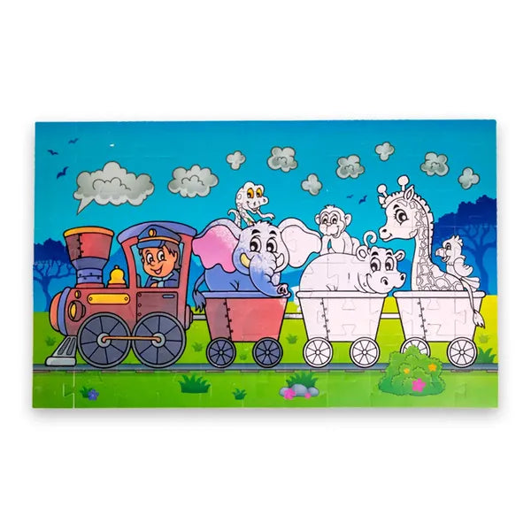 Puzzle Wodne Montessori dla Dzieci – Wielokrotnego Użytku, Bez Bałaganu i Idealne do Zabawy Sensorycznej