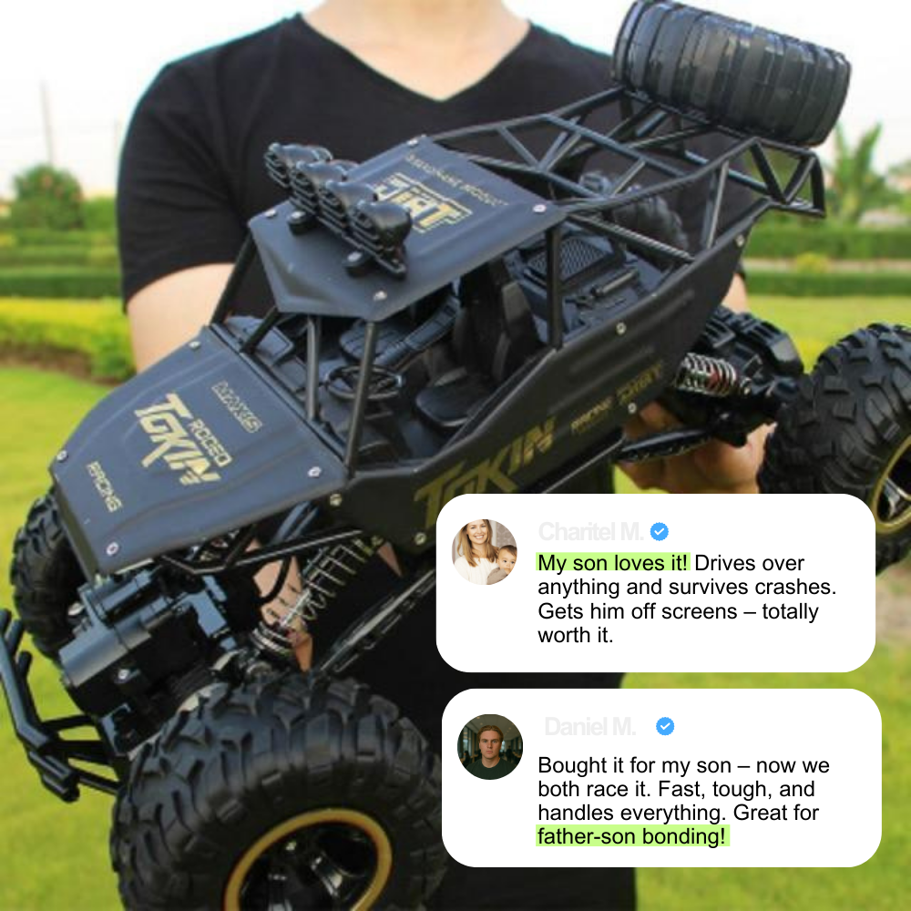 Samochód RC Terenowy 4x4 – Zdalnie Sterowany Monster Truck 15 km/h