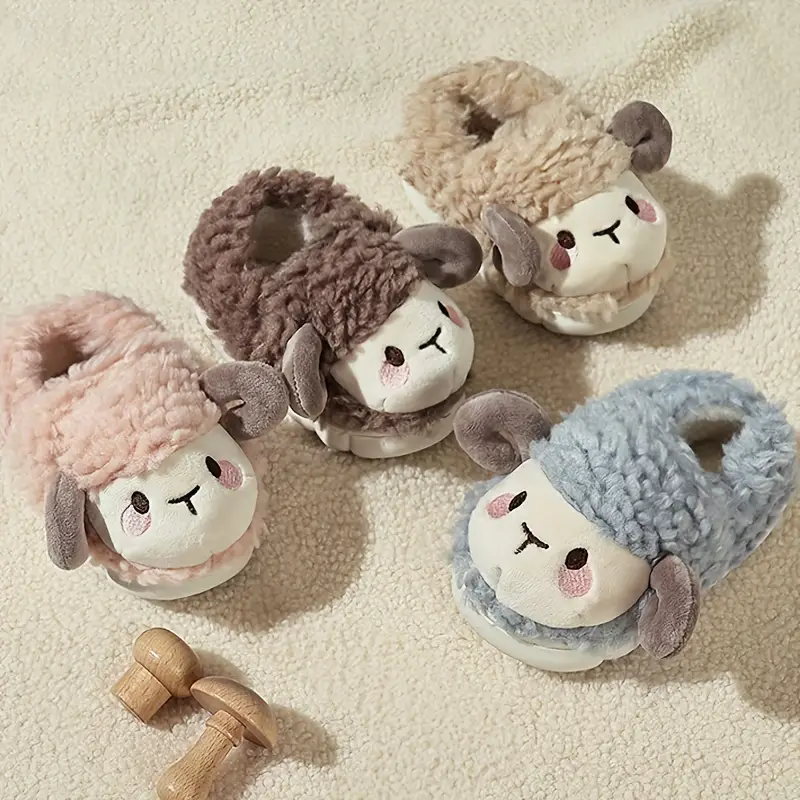 CozySheep Kapcie Dziecięce – Ciepłe, Przytulne i Bezpieczne na Jesień i Zimę
