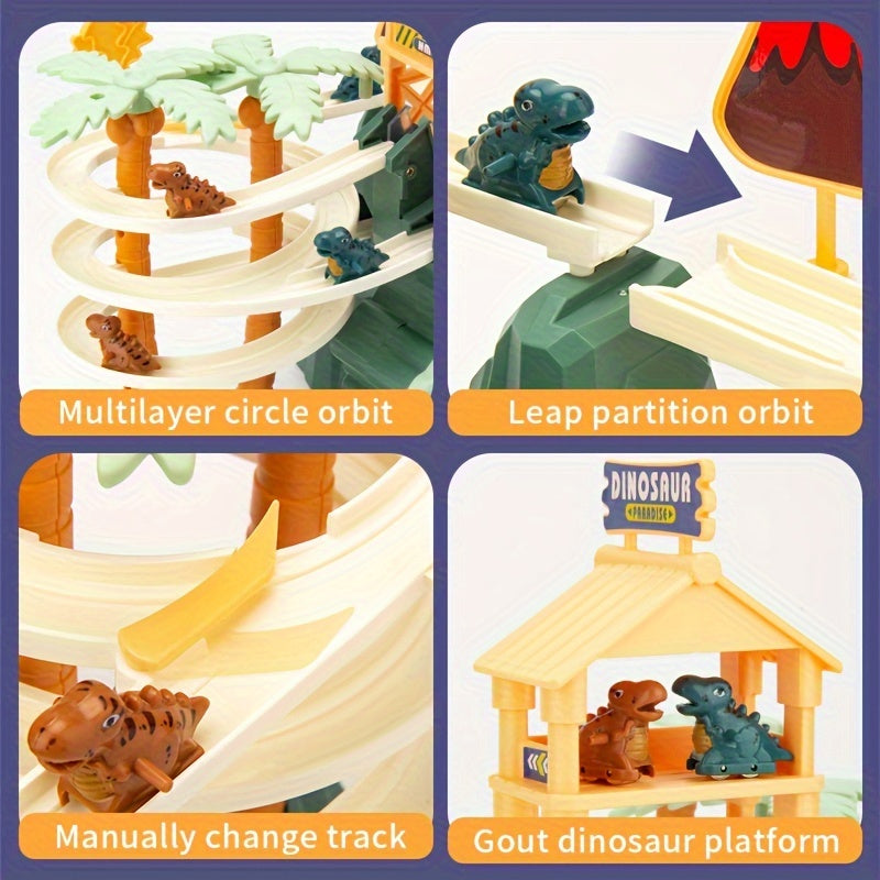 Zestaw Zabawowy z Dinozaurami dla Dzieci – PrestoDino Adventure Park od WildTrack Toys