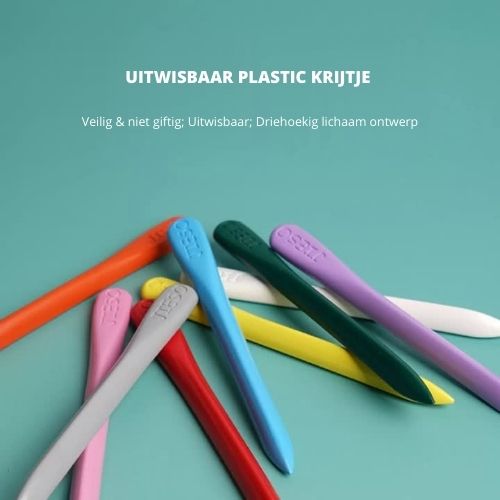 Zestaw Wymazywalnych Kredek ColorCraft – Bezpieczne Nietoksyczne Kolory dla Kreatywnych Dzieci