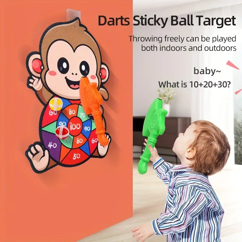 JungleShot Monkey Blast Gra Strzelanka – Interaktywna Gra Planszowa dla Dwóch Graczy