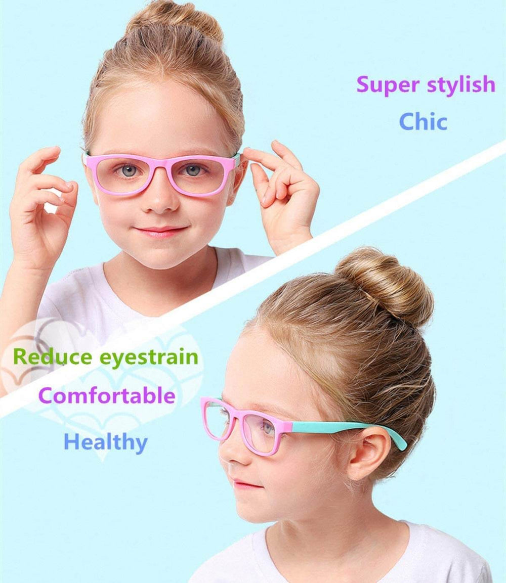 LuminoGuard Okulary dla Dzieci z Filtrem Niebieskiego Światła – Ochrona przed Ekranami – Wygodne i Stylowe