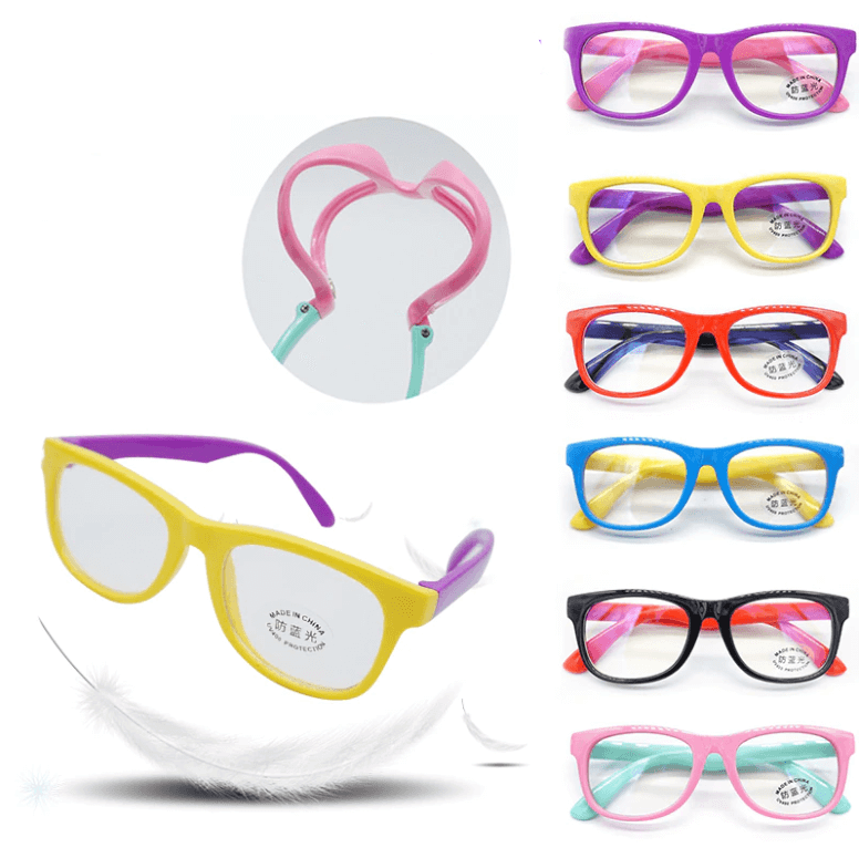 LuminoGuard Okulary dla Dzieci z Filtrem Niebieskiego Światła – Ochrona przed Ekranami – Wygodne i Stylowe