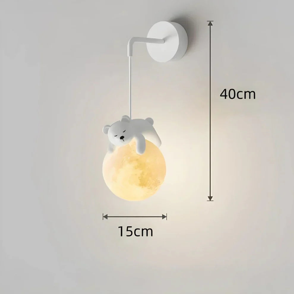Lampa Wisząca do Pokoju Dziecięcego Miś lub Królik – Ciepłe Światło LED
