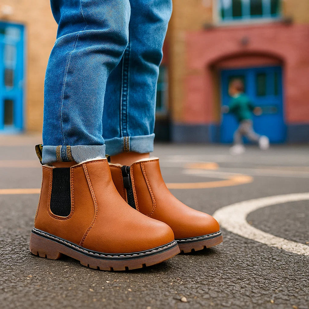 Bravello Nordstep Kids Snowwalker – Wodoodporne Zimowe Buty z Antypoślizgową Podeszwą dla Dzieci