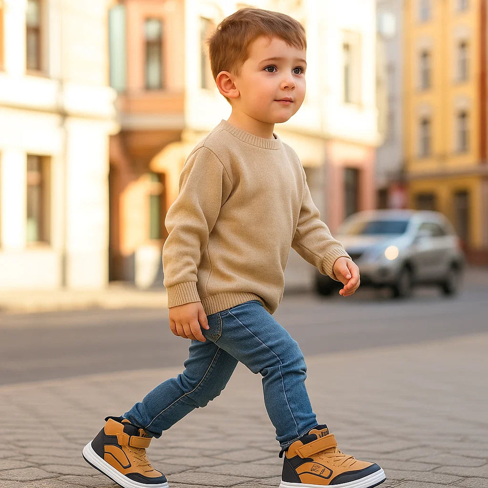UrbanStep – Wygodne i Elastyczne Wysokie Sneakersy dla Dzieci