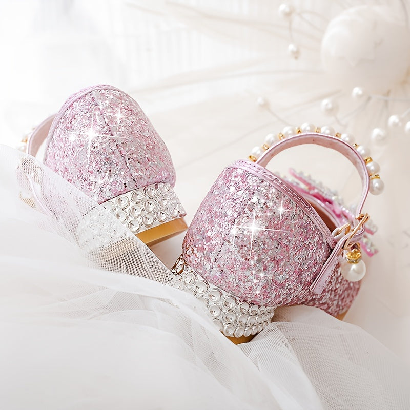 Brokatowe Buty dla Dziewczynek – Antypoślizgowe i Wygodne