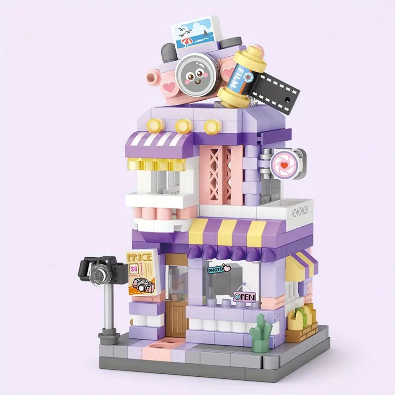 CityCraft Blocks – Edukacyjny Zestaw Klocków dla Dzieci & Kreatywne Miniaturowe Miasta – Trwała & Bezpieczna Zabawka