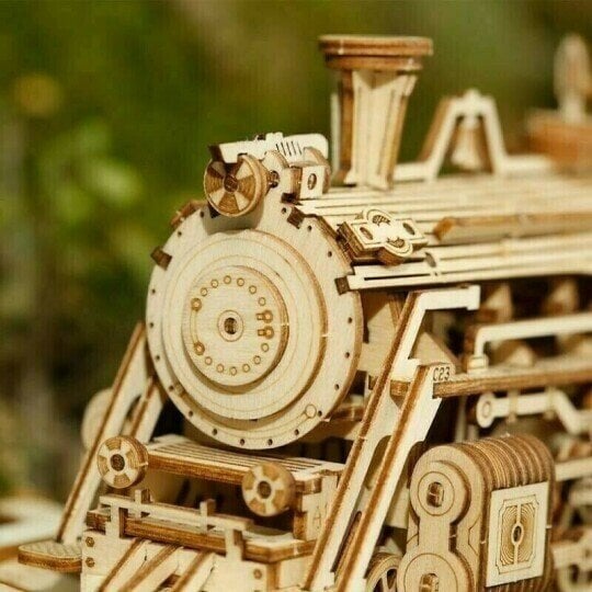 Drewniany Zestaw Pojazdów do Składania dla Dzieci – Edukacyjne Puzzle 3D z Trwałego Drewna (6+)