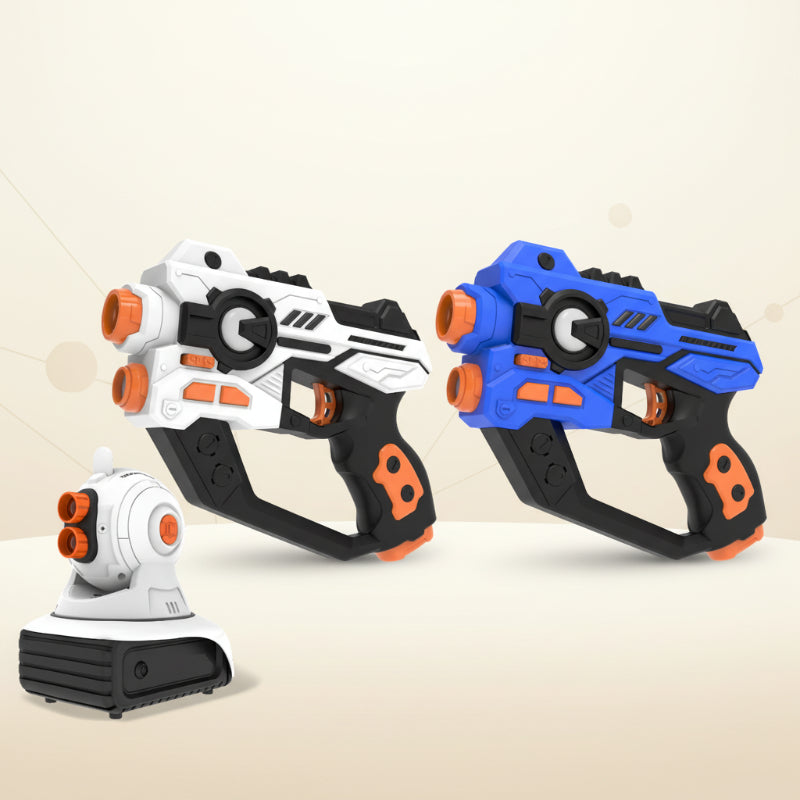 Zestaw Laser Tag dla Dzieci – Interaktywna Gra Pistoletowa Wewnątrz i Na Zewnątrz