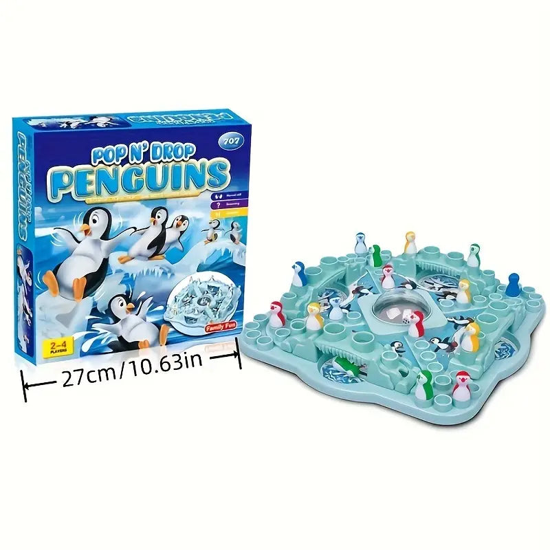 FrostTrek Penguin Glide Gra Planszowa – Lodowa Przygoda dla Całej Rodziny
