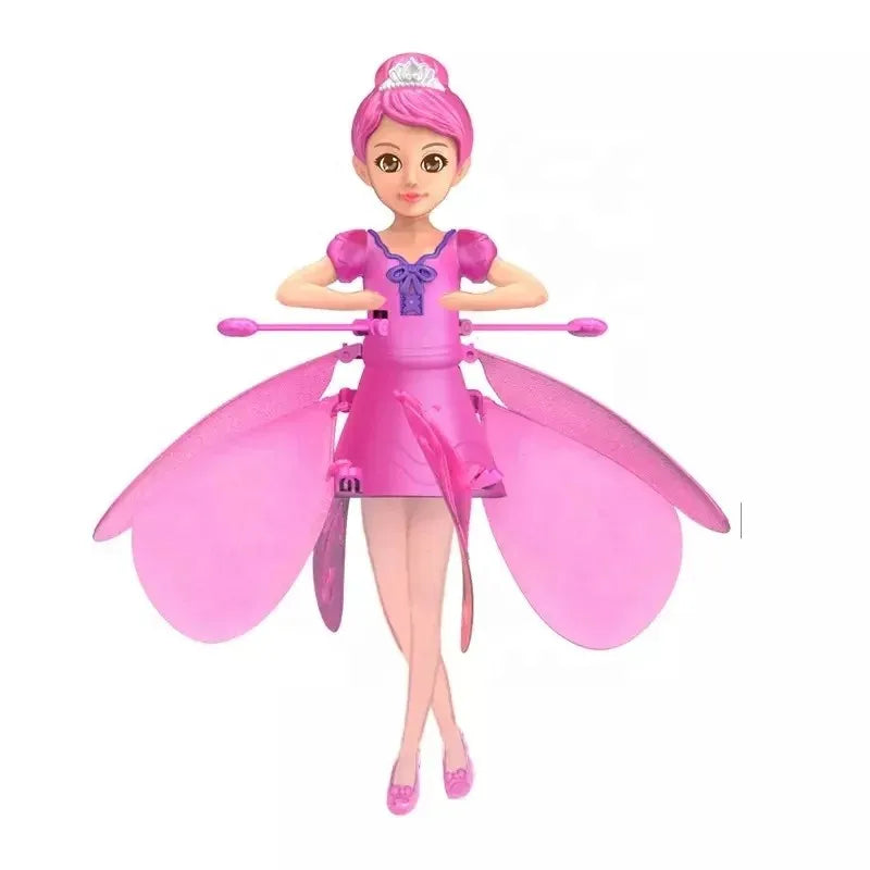 Latająca Lalka ze Światłem – Flying Fairy Zabawka z Czujnikiem