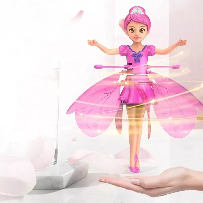 Latająca Lalka ze Światłem – Flying Fairy Zabawka z Czujnikiem