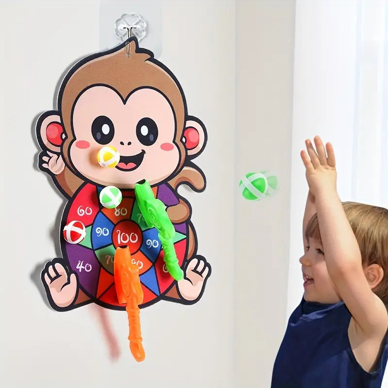JungleShot Monkey Blast Gra Strzelanka – Interaktywna Gra Planszowa dla Dwóch Graczy