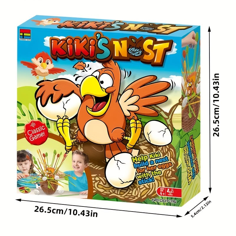 BirdNest Builder – Edukacyjna Gra Planszowa dla Dzieci 3-6 Lat • Kreatywna i Strategiczna Gra Rodzinna