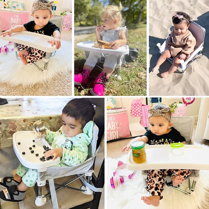 Przenośne Siedzisko Podwyższające dla Dzieci – TinyTrek ElevateGo Baby Seat