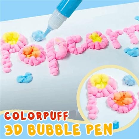 Pisaki 3D MagicDraw – Wypukłe Flamastry dla Dzieci & Kreatywne Dzieła Sztuki – Trójwymiarowe Rysowanie na Papierze, Szkle & Kartonie