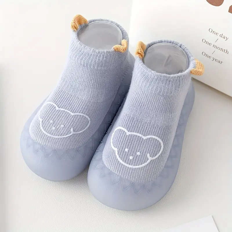 Buty Bearfoot dla Maluchów – Elastyczne, Oddychające i Antypoślizgowe z Uroczym Motywem Misia