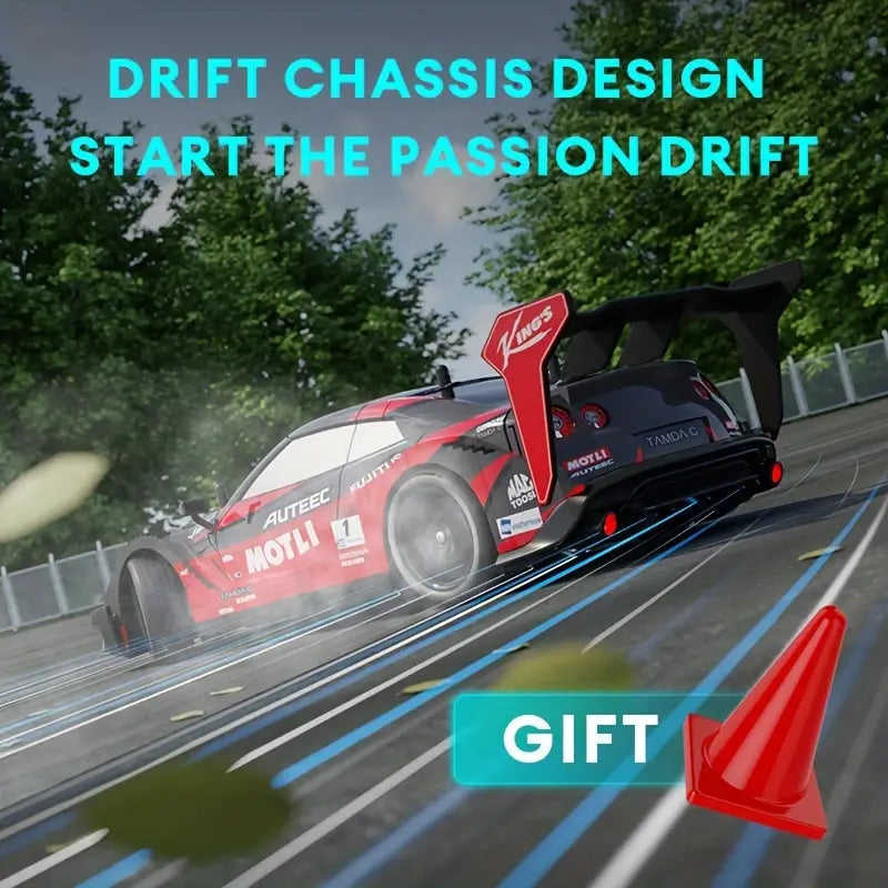 Auto RC Drift 1:16 – Samochód Wyścigowy z Pilotem do 20 km/h