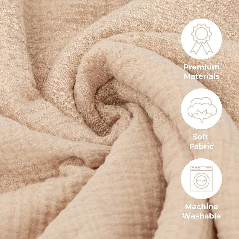 Avelino Kids LumaNest 4-w-1 Rożek do Pieluchowania – Oddychający i Miękki Kocyk dla Noworodków