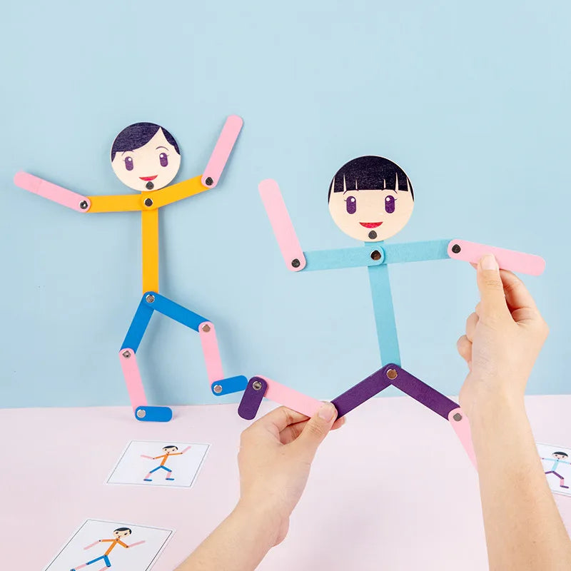 FlexiMind – Montessori Puzzle Ruchowe dla Dzieci