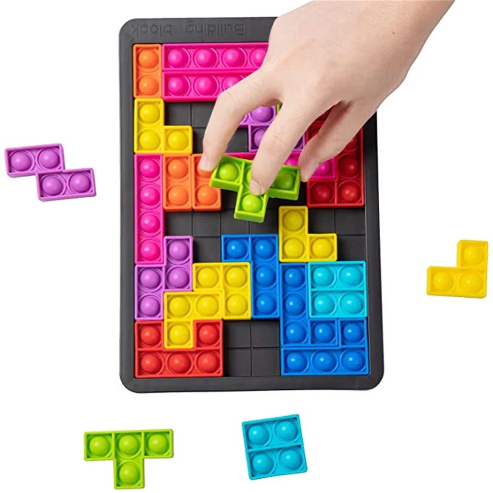 Mindaro Pop Tetris Układanka – Fidget Zabawka Relaksacyjna dla Dzieci