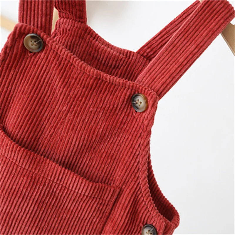 Velora Babywear Loomi Rib Overall – Uniseksowe Ogrodniczki dla Niemowląt z Miękkiej Bawełny na Każdą Porę Roku