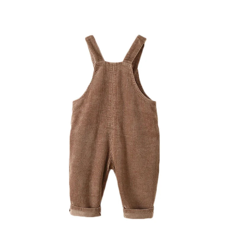 Velora Babywear Loomi Rib Overall – Uniseksowe Ogrodniczki dla Niemowląt z Miękkiej Bawełny na Każdą Porę Roku