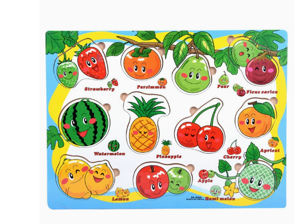 Drewniane Puzzle dla Dzieci – Edukacyjne Układanki (6w1, 3+)