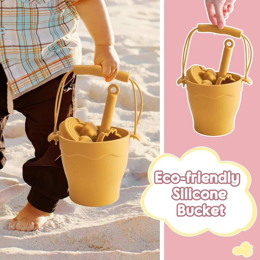 Zestaw Zabawek Plażowych – Silikonowy Zestaw Plażowy dla Dzieci