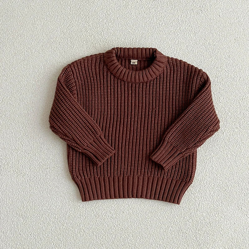 Arvella Junior CozyWeave Kids Pullover – Miękki Unisex Bawełniany Sweter Dziecięcy na Jesień i Zimę