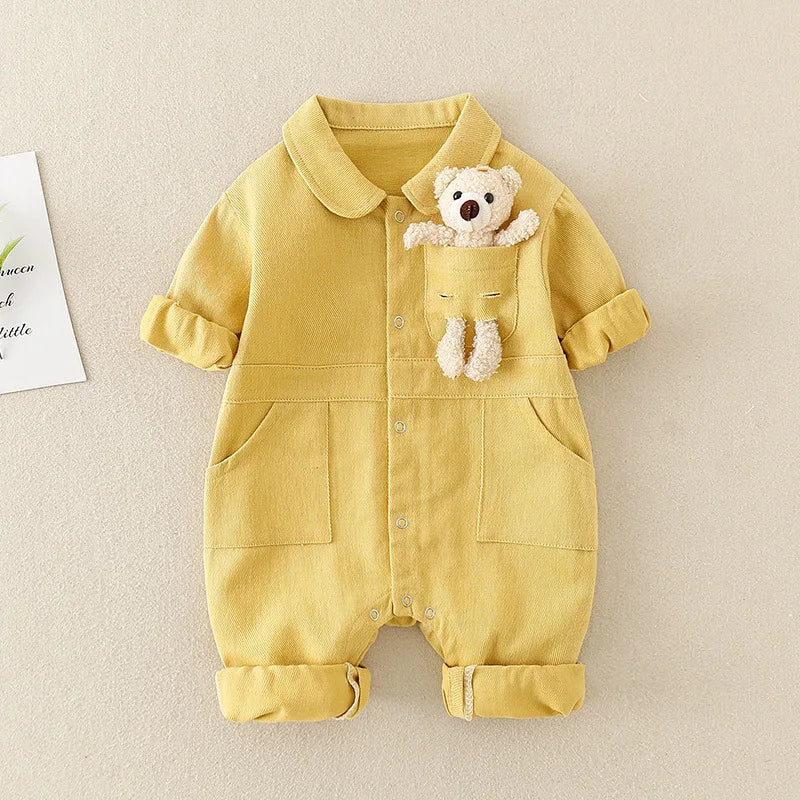 Dziecięcy Kombinezon Dżinsowy – TrailSoft Playsuit dla Maluchów