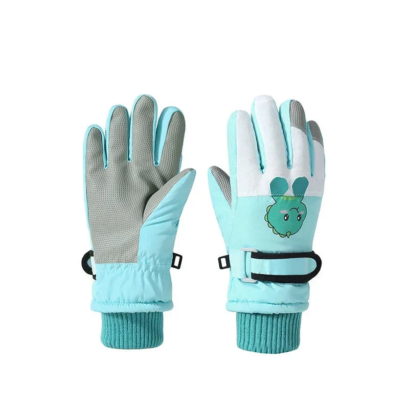 Valtrix Outdoor SnowGuard Dziecięce Rękawice Narciarskie – Wodoodporne Ciepłe Zimowe Rękawiczki do Śniegu i Jazdy na Nartach